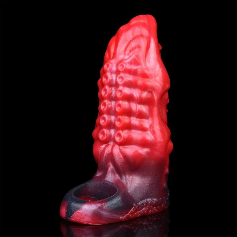 Oktopus-DildomitvibrierenderPenishülle–FantasyTentacledildoPenis-Extender-Masturbation