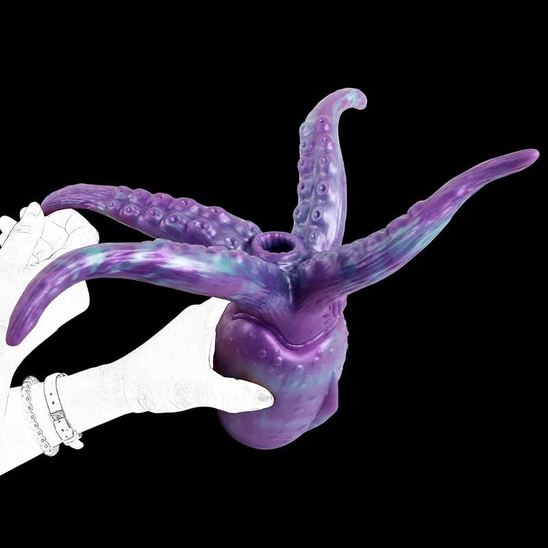 Oktopus-Taschenmuschi,MasturbationstassefürHerren–Fantasie-Tentakel-Dildo,Silikon,Blowjob,Sexspielzeug