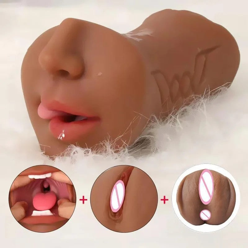Oralsex-Taschenmuschi-Masturbationstasse–realistischerMund-Penis-Masturbator,männlichesSexspielzeug
