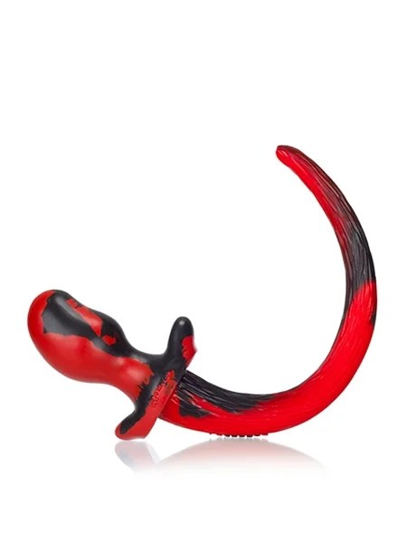 OxballsBEAGLEPuppyTailschwarzrotM