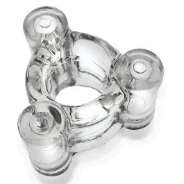 OxballsHEAVYSQUEEZEWeightedBallstretcher–Clear