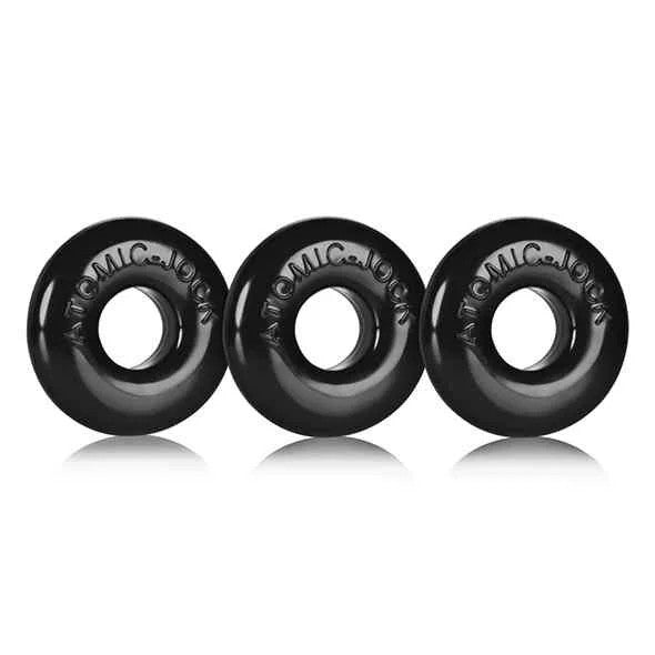 OxballsRingerCockringBlack3Pack