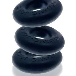 OxballsRINGERMAX3-packcockrings–Black