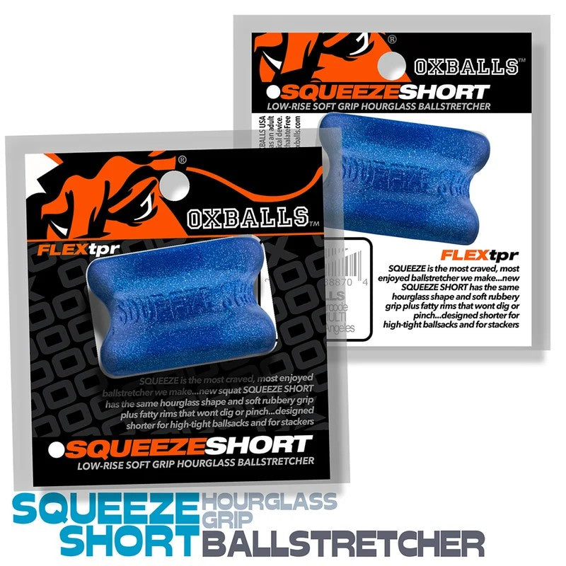 OxballsSQUEEZESHORTBallstretcherBlueFire