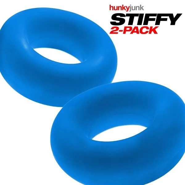 OxballsSTIFFY2-packBulgeCockrings–TealIce