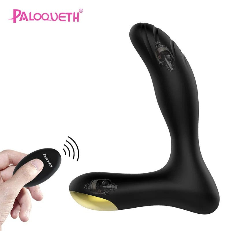 PaloquethVibratingProstateMassagerwithRemoteBlack