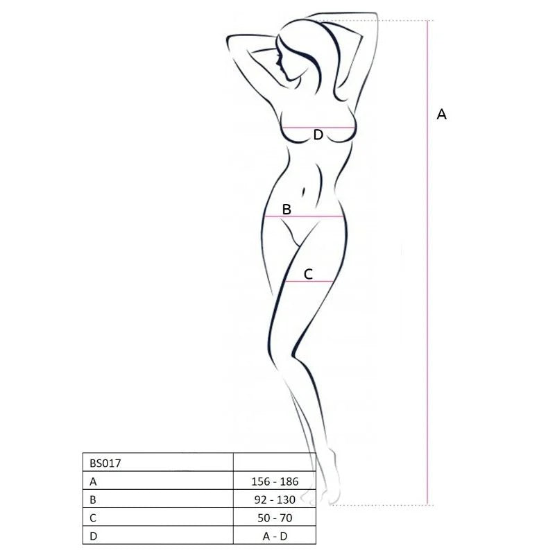 PASSION–WOMANBS017BODYSTOCKINGSCHWARZEINEGRÖSSE