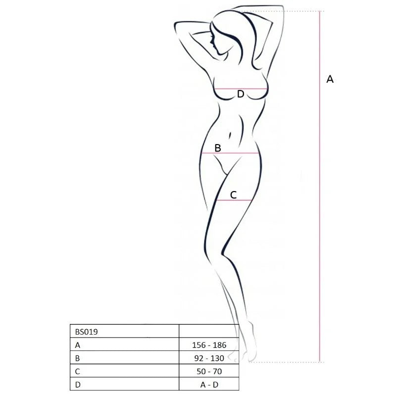 PASSION–WOMANBS019BODYSTOCKINGSCHWARZEINEGRÖSSE
