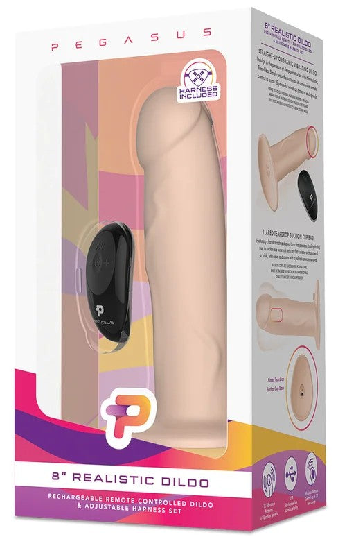 PEGASUS8′RealisticDildo&HarnessSet