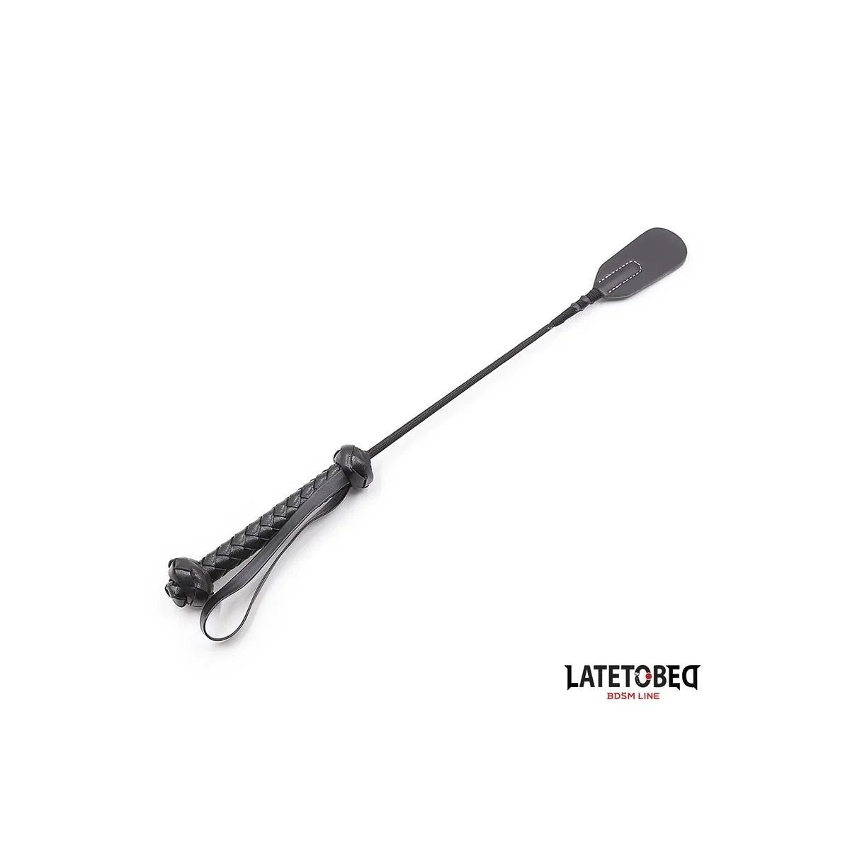 PEITSCHEMITGEFLOCHTENEMGRIFF44,5CMVONLATETOBEDBDSMLINE