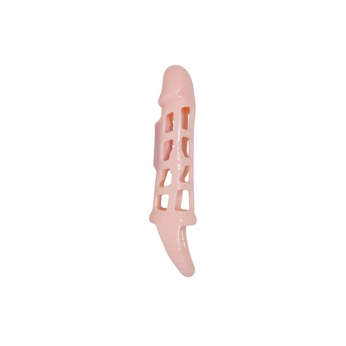 PENISEXTENDERCOVERMITVIBRATIONUNDNATÜRLICHEMGURT13.5CMVONBAILEFORHIM