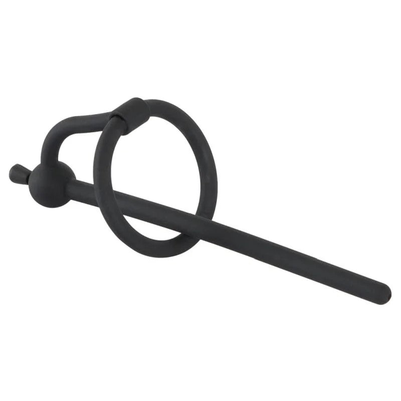 Penisplug„PissPlaywithStopper“mitEichelring,komplettausSilikon