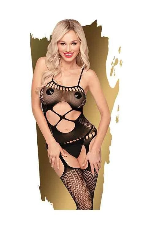 PENTHOUSEHotNightfallStrapsbodyschwarzS–XL