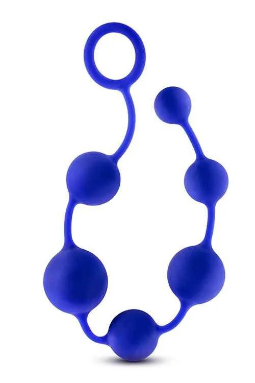 PerformanceSiliconeAnalBeadsIndigo
