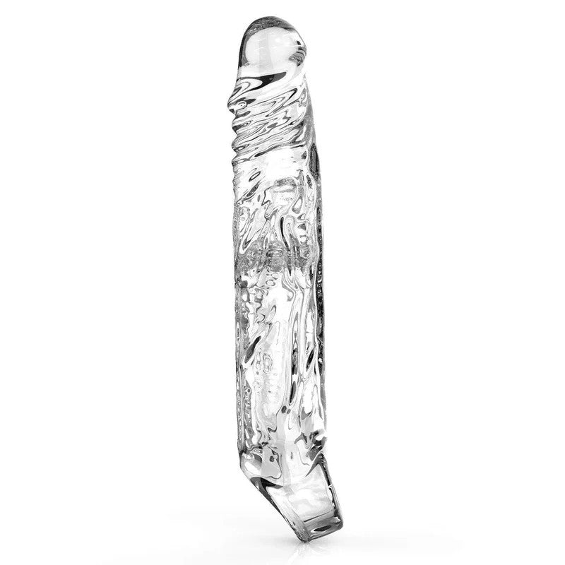 PhallusscheidemitstimulierendenRippen–Extragroß,transparent