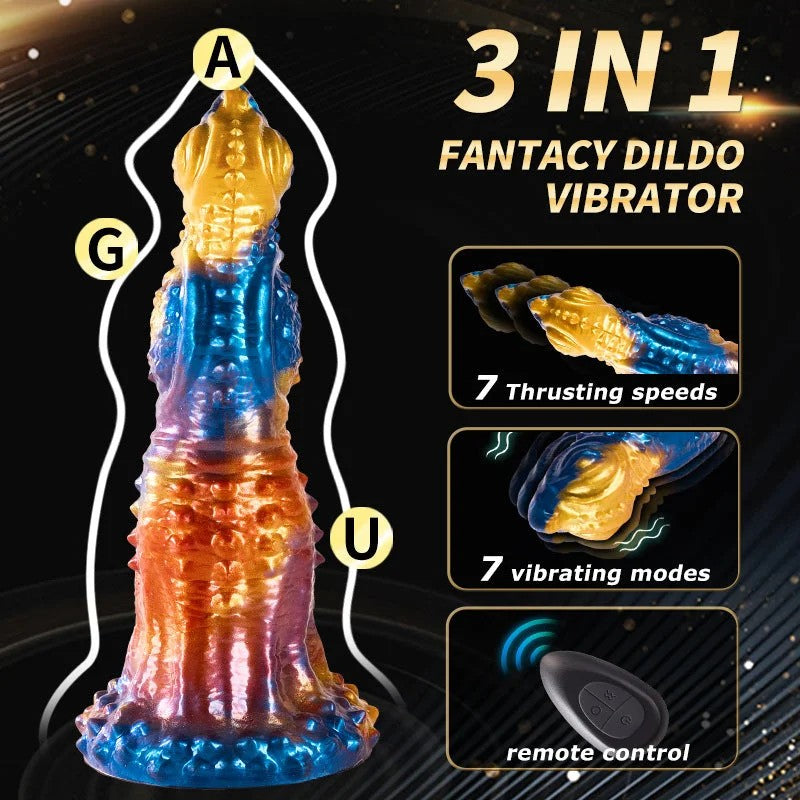 PhoenixMonsterDildoButtPlug–FerngesteuerterMasturbations-StrokerfürFrauen