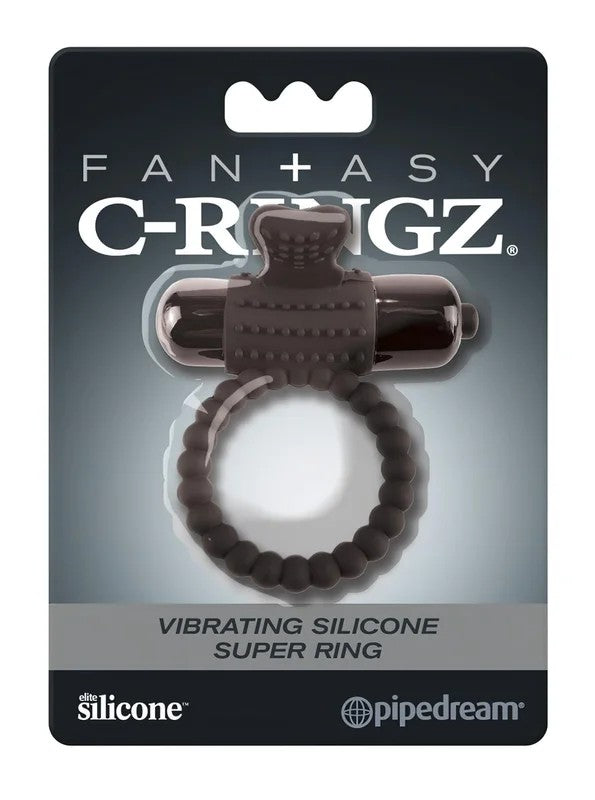 PipedreamFantasyC-Ringz–VibrierenderPenisring(schwarz)