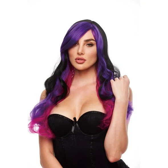 PleasureWigsBrandiBlack&Purple