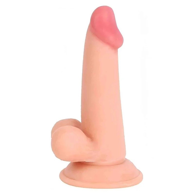 PlugNRideRealistischerDildomitSaugnapf16cm,11cmpenetrierbar–FleshPink