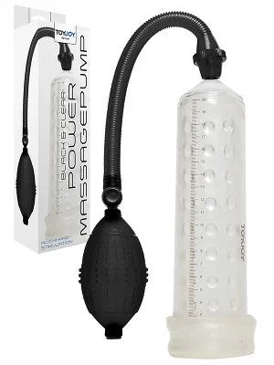 PowerMassagePumpmitSleeve–Clear