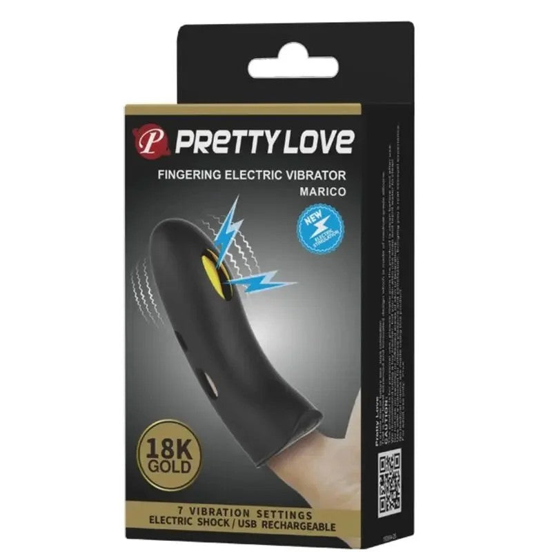 PRETTYLOVE–MARICOSCHWARZEELEKTROSTIMULATOR-FINGERHÜLLE