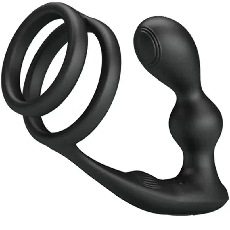 PRETTYLOVE–MARSHALLPENISRINGMITVIBRATORISCHEMANALPLUGMITFERNBEDIENUNG