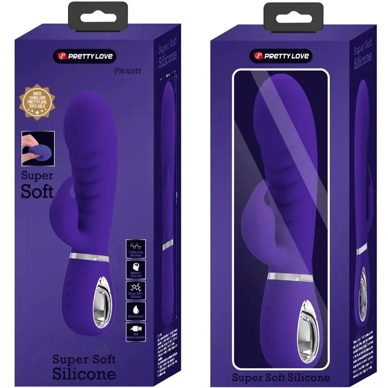 PRETTYLOVE–PRESCOTTMULTIFUNKTIONS-G-SPOT-VIBRATORLILA