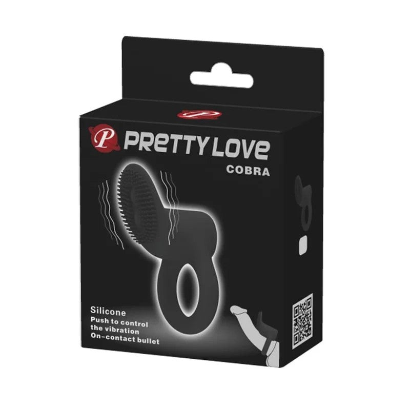 PrettyLoveCobrapenisringwithclitorisstimulationblack
