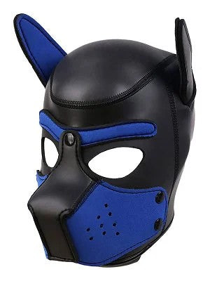 PuppyPlayHundemaske–Schwarz/Blau