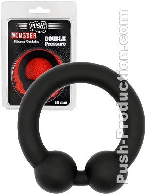 PushMonster–DoublePressureSiliconeCockring