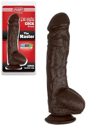 PushMonsterCock–TheMaster10inchBrown
