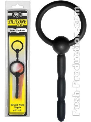 PushSilicone–DilatorSoundPlugTriplemitLoch