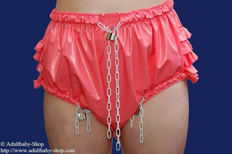 PVCdiaperpantswithoutrufflessizeScrystalclearWaistlockable