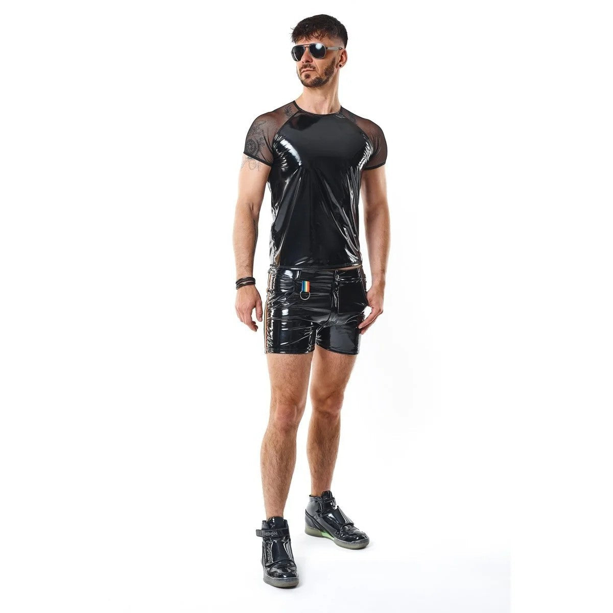 PVCHERRENT-SHIRTRMSANDRORBWSCHWARZVONPRIDEFESTIHLINE