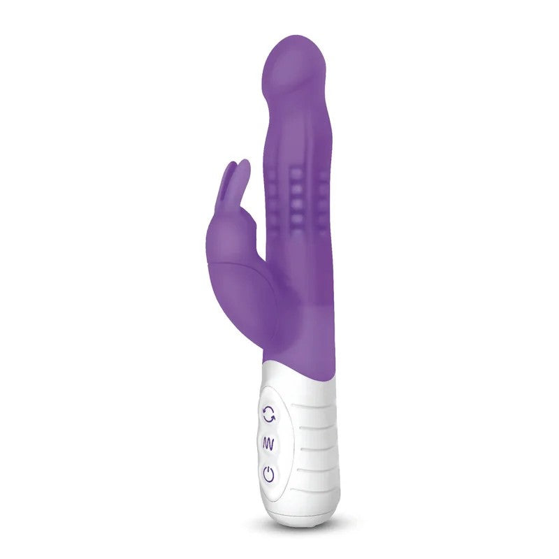 RABBITESSENTIALSSlimshaftwithrotatingbeadspurple