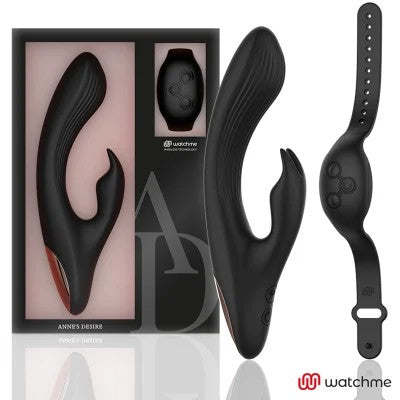 RabbitvibratorWatchmeKompatibelSchwarz|Anne’sDesire