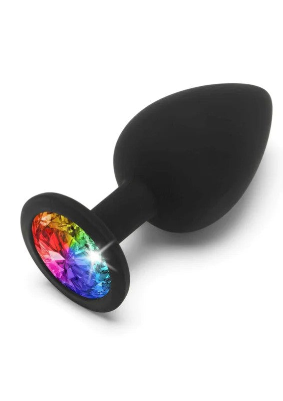 RainbowBootyJewelLargeBlack4,5cm