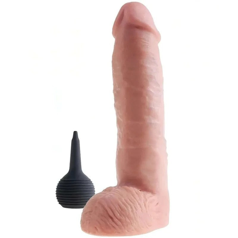 RealistischerDildomitEjakulationssystem–28cm,hautfarben