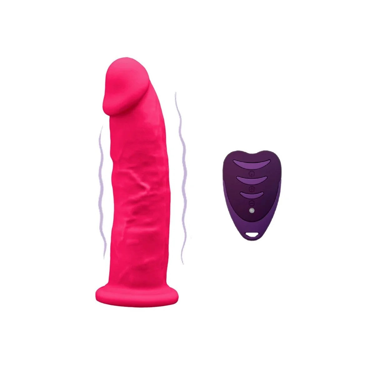 REALISTISCHERDILDOMODELL2ROSA+FERNBEDIENUNGLRS17CMVONSILEXD