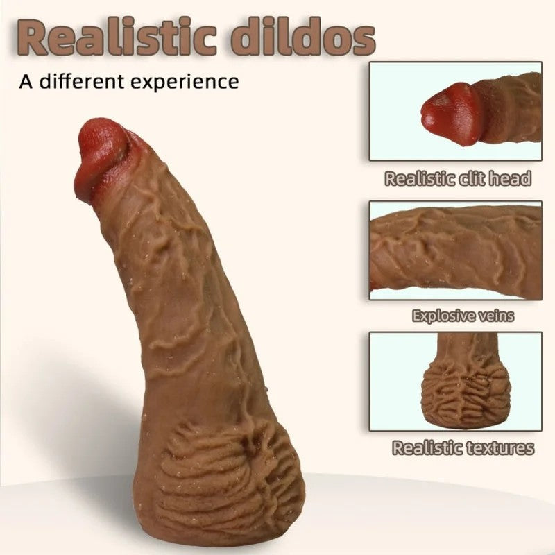 RealistischerDildozumReiten,Anal-Buttplug–lebensechtesVaginal-SexspielzeugausSilikonfürFrauen