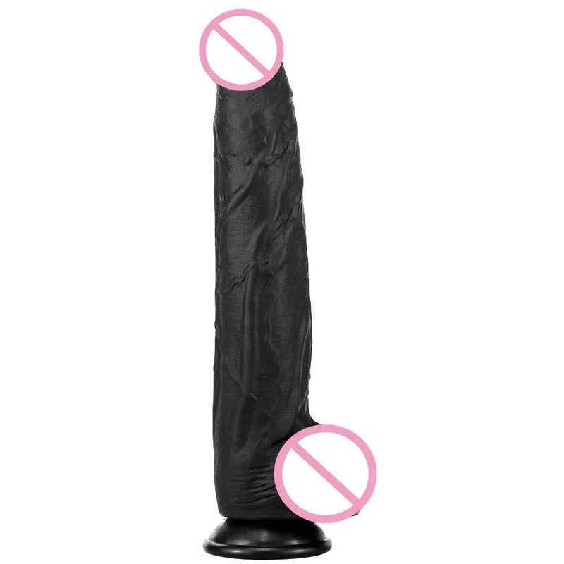 RealistischerschwarzerAnaldildoButtPlug–LebensechtekleineEichel-SilikondildosfürFrauenSexspielzeug