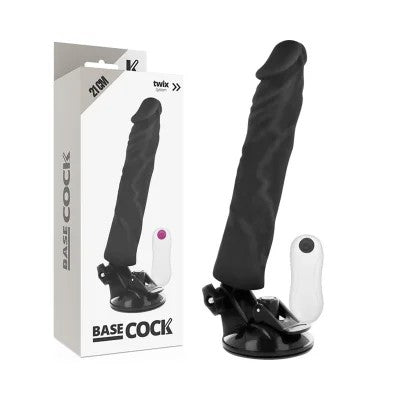 RealistischerVibratorSchwarz21cm|Basecock