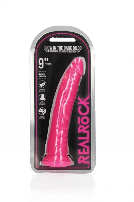 RealRock–9“/22,5cmSlimDildoSuctionCup