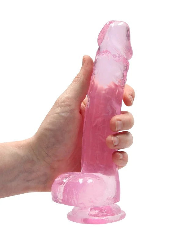 RealRock–Dildo21,00cmmitHodensackpink
