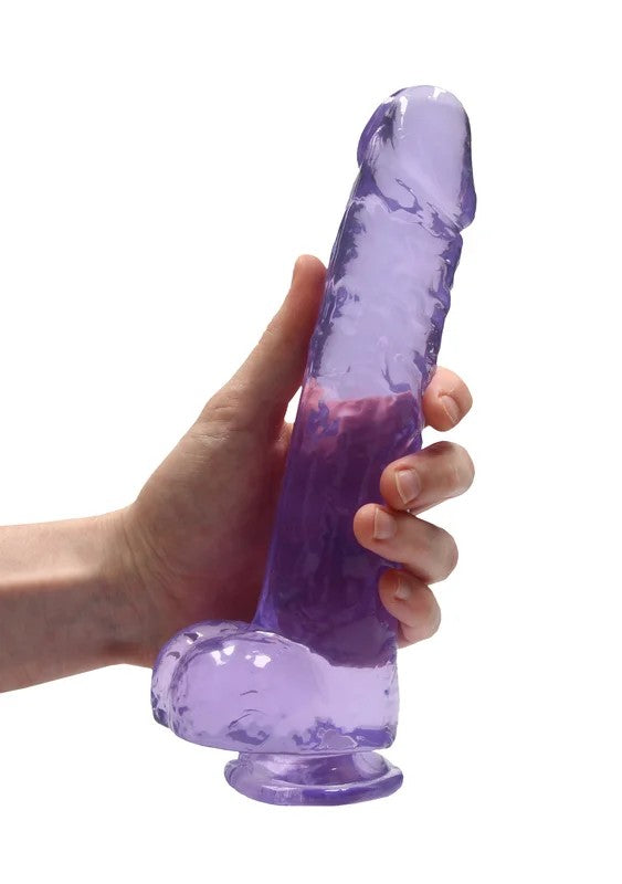 RealRockDildo23cmLilamitHodensack–CrystalClearXXL