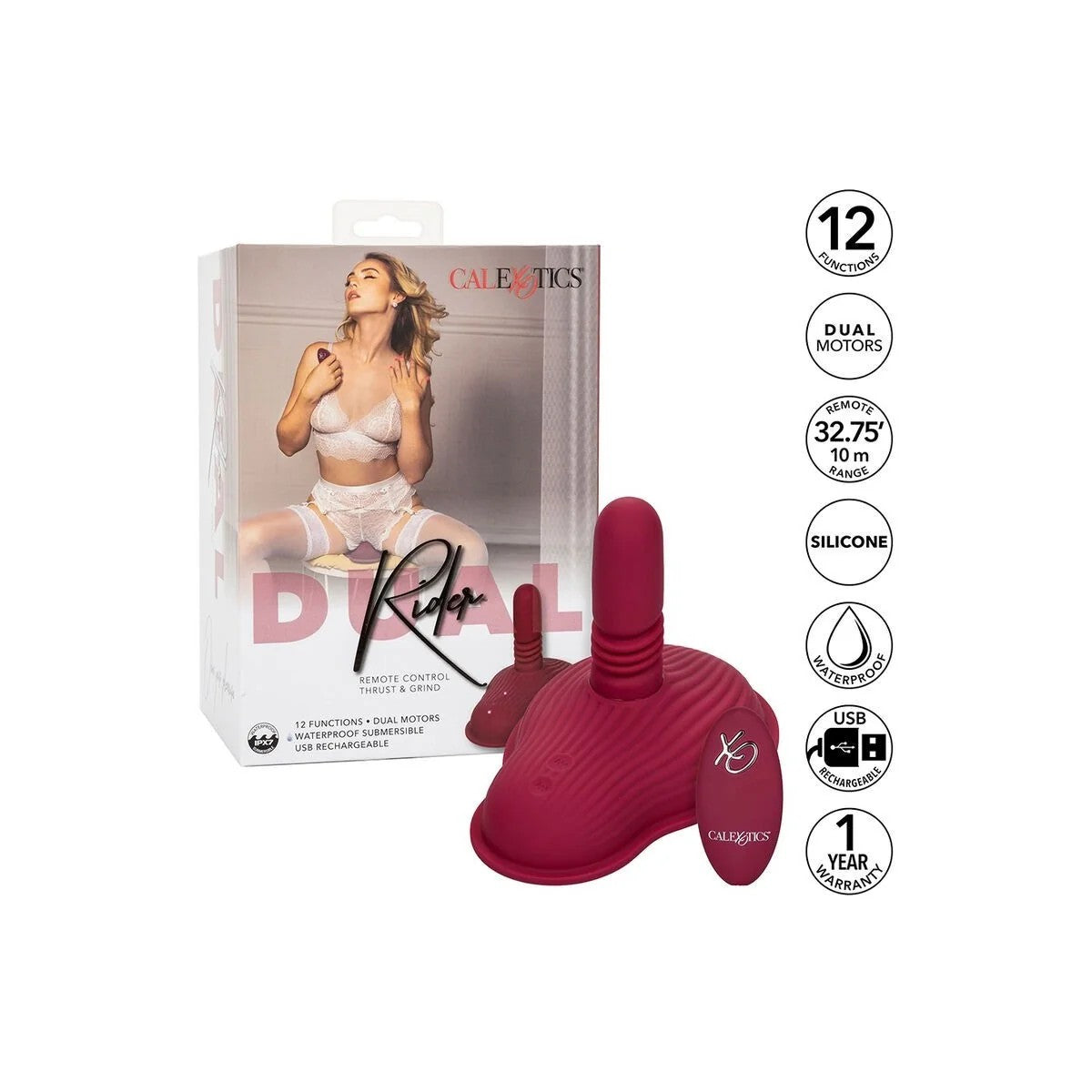 RIDERMASSAGERDOPPELMOTORFERNBEDIENUNGROTVONCALEXOTICS
