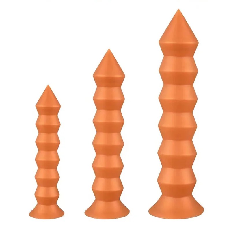 RiesigerDildo-Analplug–BigThreadSpireShapeAnaldildosButtPlugSexspielzeug