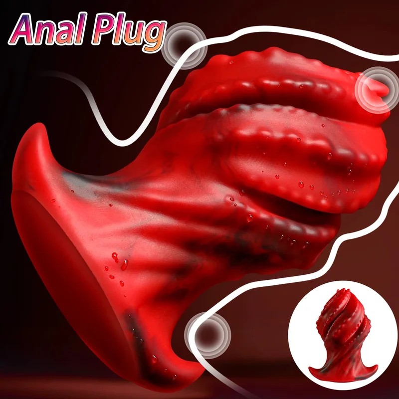 RiesigerMonsterdildoausSilikon,Analplug–Fantasy-DildosmitgroßemUmfang,G-Punkt,Anal-Sexspielzeug