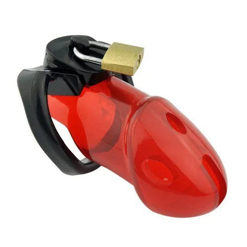 RikersLockingChastityDevice–Red