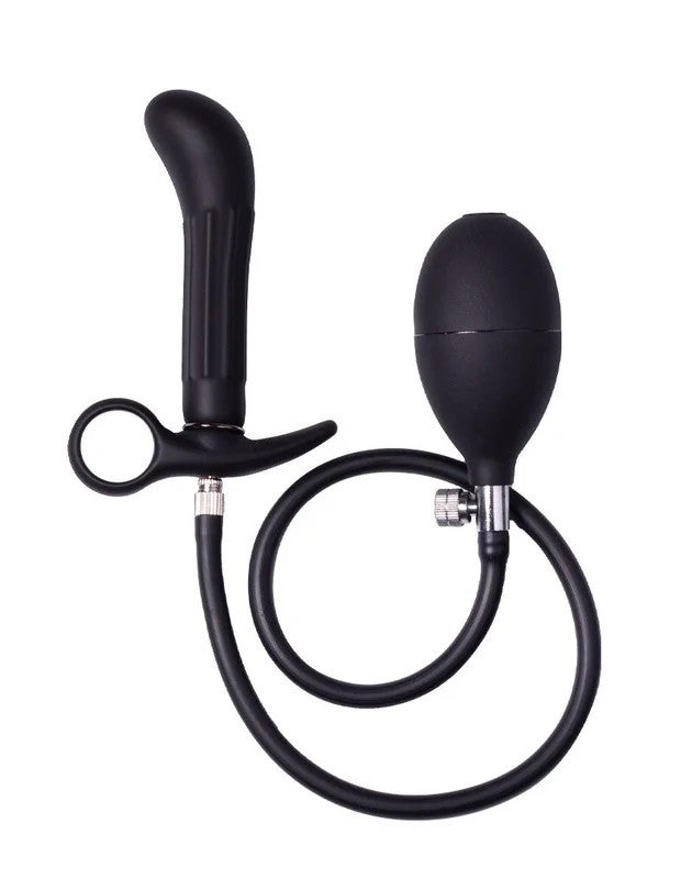 RimbaLatexPlay–InflatableAnalPlugwithPump–Black